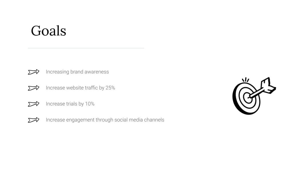 Monthly Marketing Report template