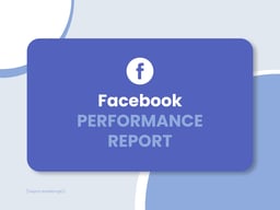 Facebook Ads Overview template