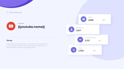 Basic Youtube Performance Report template